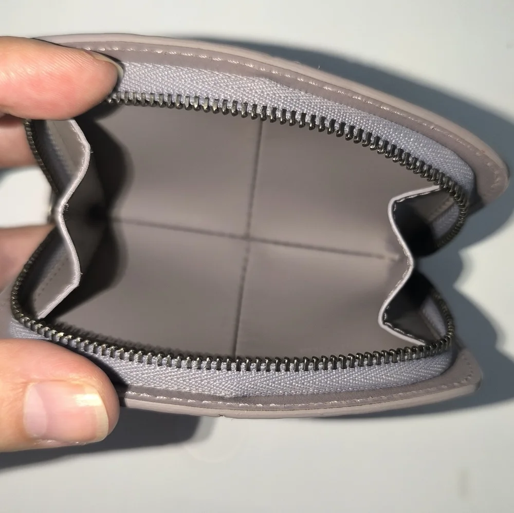 Louis Vuitton Lilac Demi-Lune Epi Leather Porte Monnaie Zip Coin Case Wallet